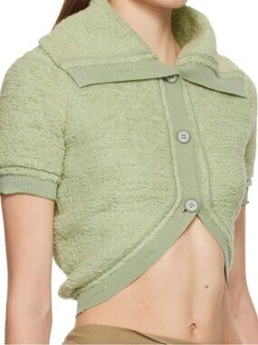 Jacquemus Le Papier Cropped Cardigan